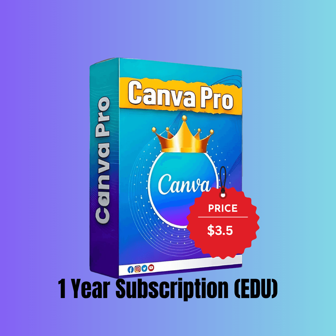Canva Pro 1 Year Subscription (EDU)